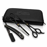 SET TIJ CORT+PULIR+NAV+REP 6" BLACK OFF BARBER