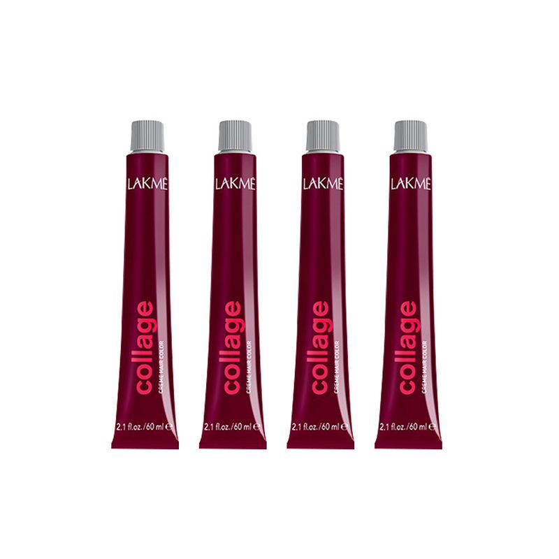 Combo 4 Tinturas Collage Creme Hair Color x60ml Lakmé