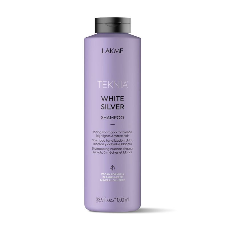 Shampoo y Máscara Tonalizador de Rubios y Mechas White Silver Lakme
