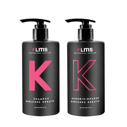 Combo Shampoo y Acondicionador Enriched Keratin x320ml #Lms
