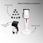 Combo Profesional JRL White Ghost Clipper + Shaver