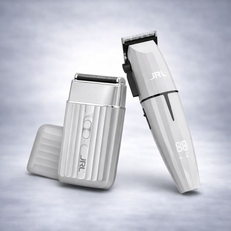 Combo Profesional JRL White Ghost Clipper + Shaver