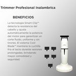 Combo Profesional JRL Onix White Ghost Trimmer + Shaver