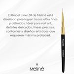 PINCEL LINER MELINE 01 - 9mm