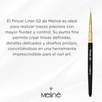 PINCEL LINER MELINE 01 - 9mm