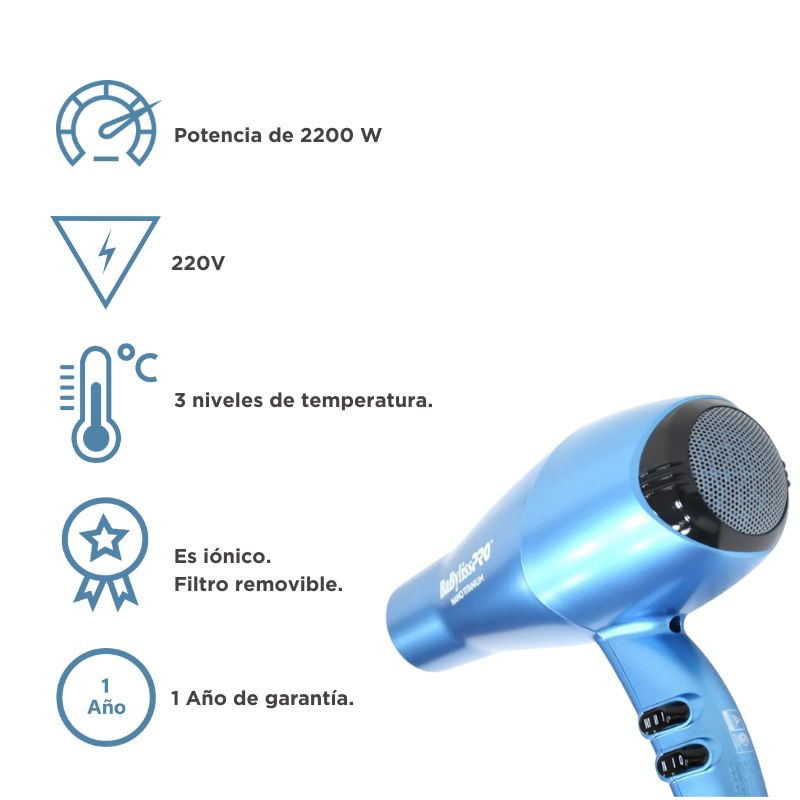 KIT SEC 2200 IONIC+PLANCHA 4083 BABYLISS