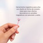 IMAN UÑAS X12 CAT EYE NAIL ART CORAZON