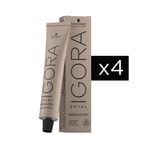Combo 4 Tinturas Igora Royal Absolutes Schwarzkopf Professional