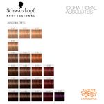 Combo 4 Tinturas Igora Royal Absolutes Schwarzkopf Professional