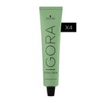4 Tinturas Igora Zero AMM x60g Schwarzkopf Professional