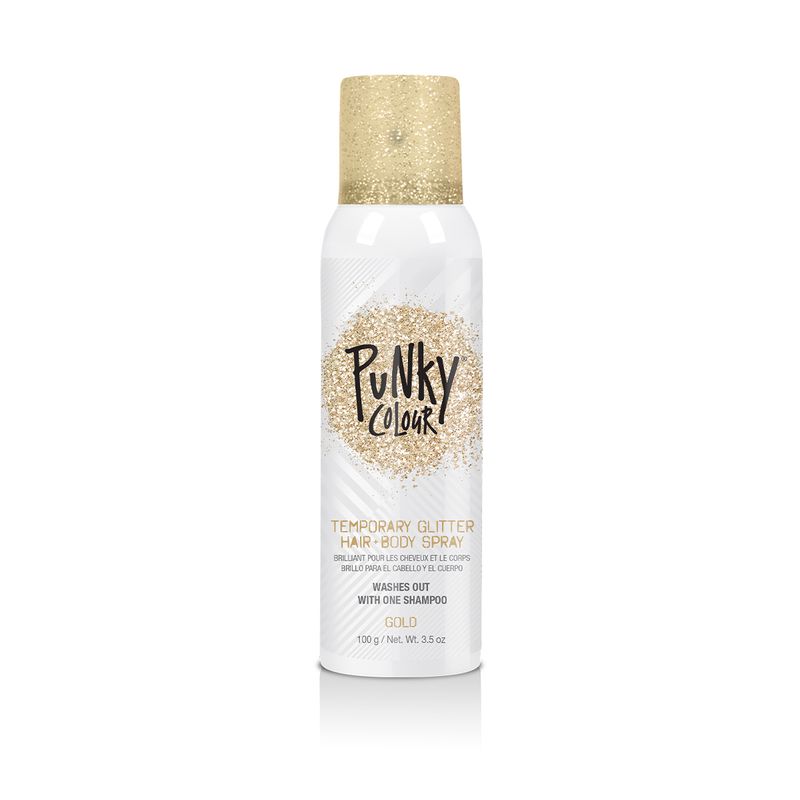SPRAY GLITTER PUNKY COLORS Gold & Silver