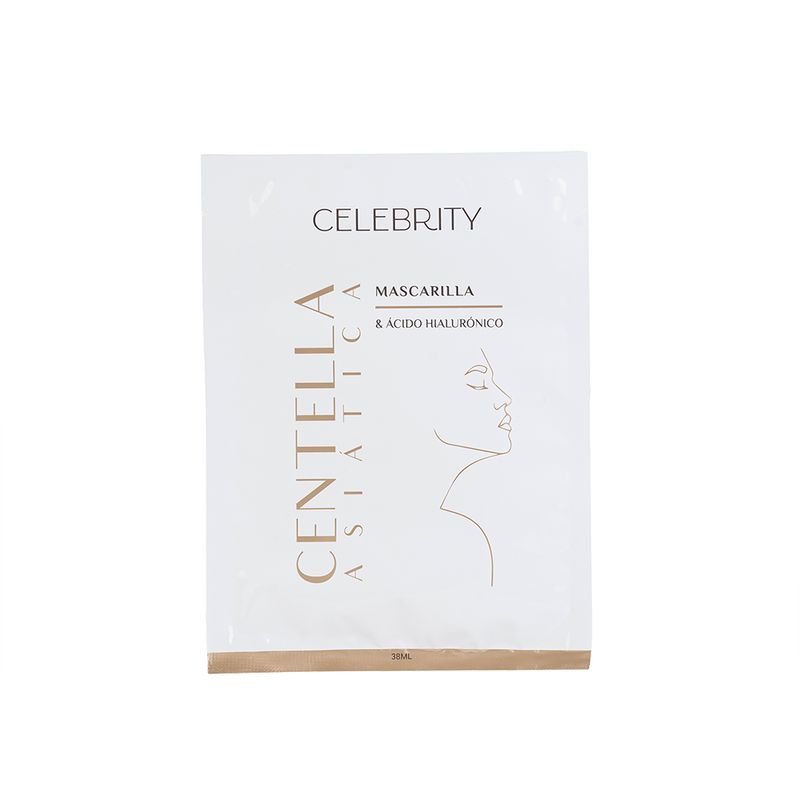 MASC X38 CENTELLA Y HIALURONICO CELEBRITY