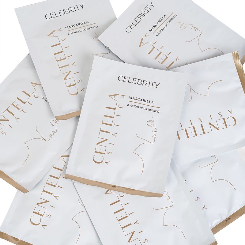 MASC X38 CENTELLA Y HIALURONICO CELEBRITY