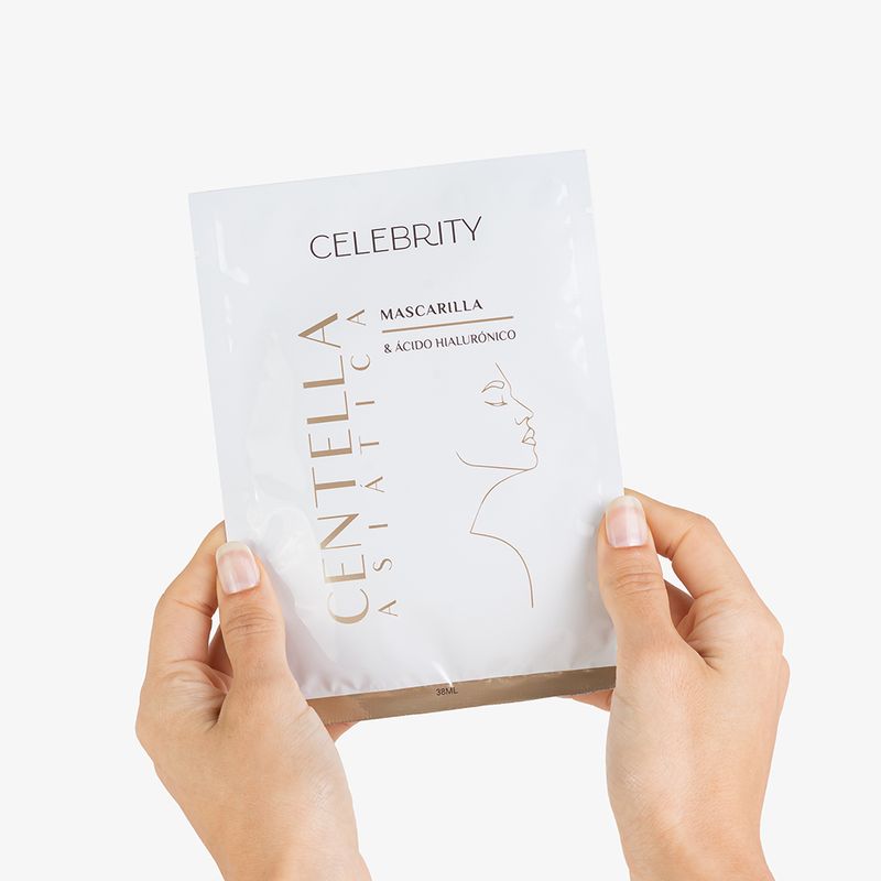 MASC X38 CENTELLA Y HIALURONICO CELEBRITY