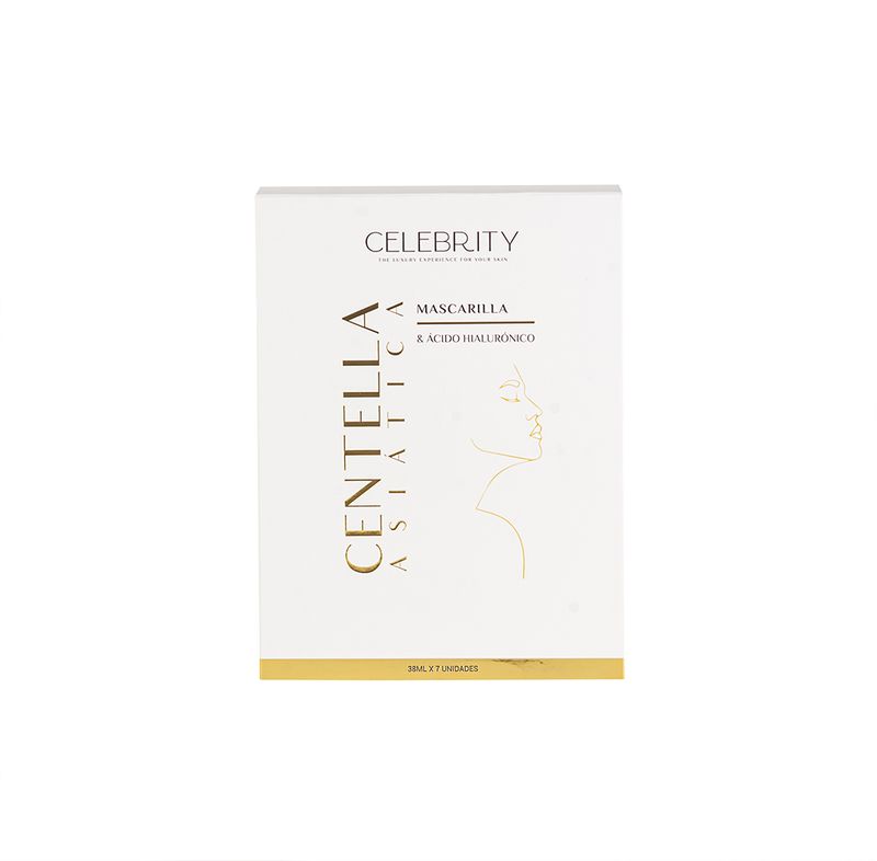 MASC X38 CENTELLA Y HIALURONICO CELEBRITY
