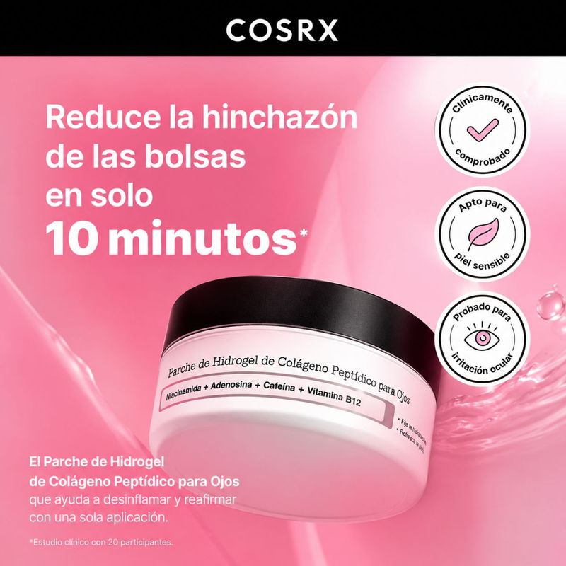 PARCHES OJOS X85gr Peptide Collagen Hydrogel COSRX