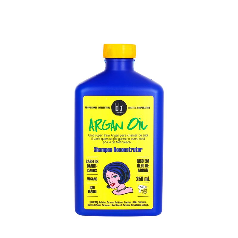 Kit Shampoo + Serum + Tratamiento Argan Oil Lola Cosmetics