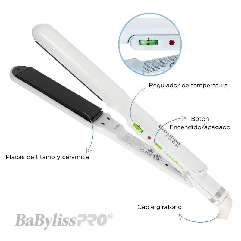 PLANCHA 9559 BRAZILIAN KERA BABYLISS