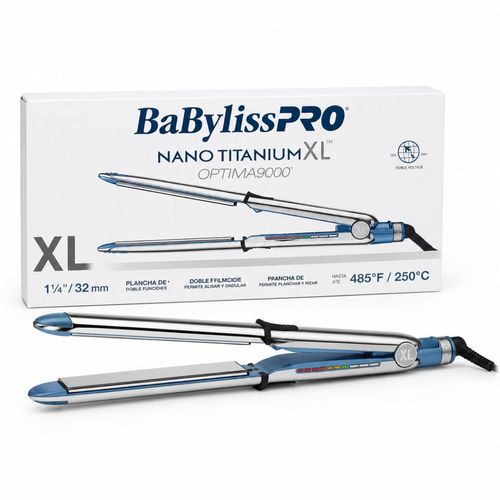 Plancha De Pelo Óptima XL Nano Titanium BaBylissPRO
