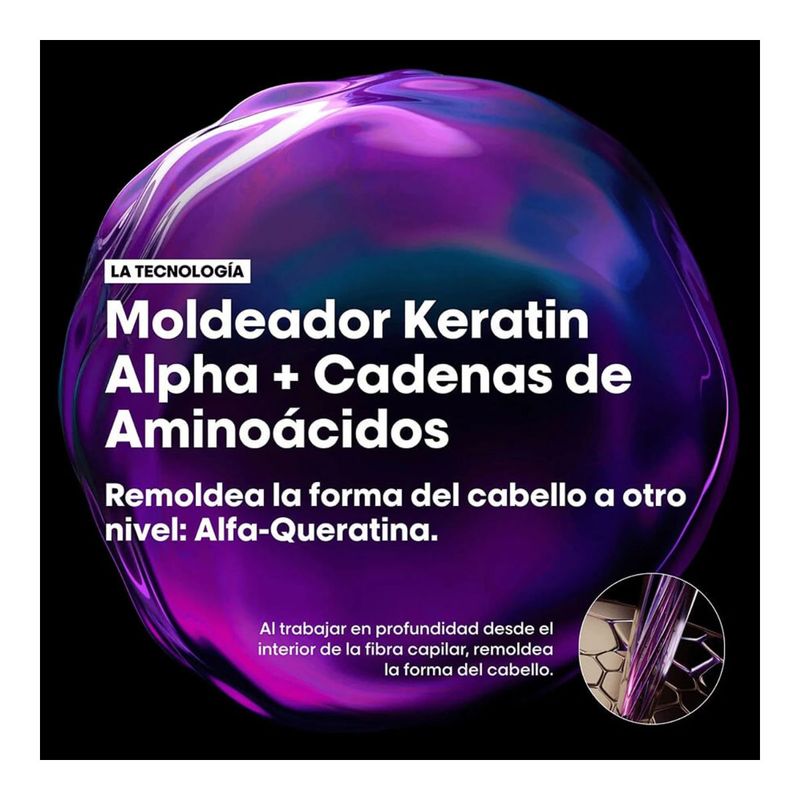 Kit Tratamiento + Sérum Keratin Alpha Sleek | Serie Expert | L'Oréal Professionnel