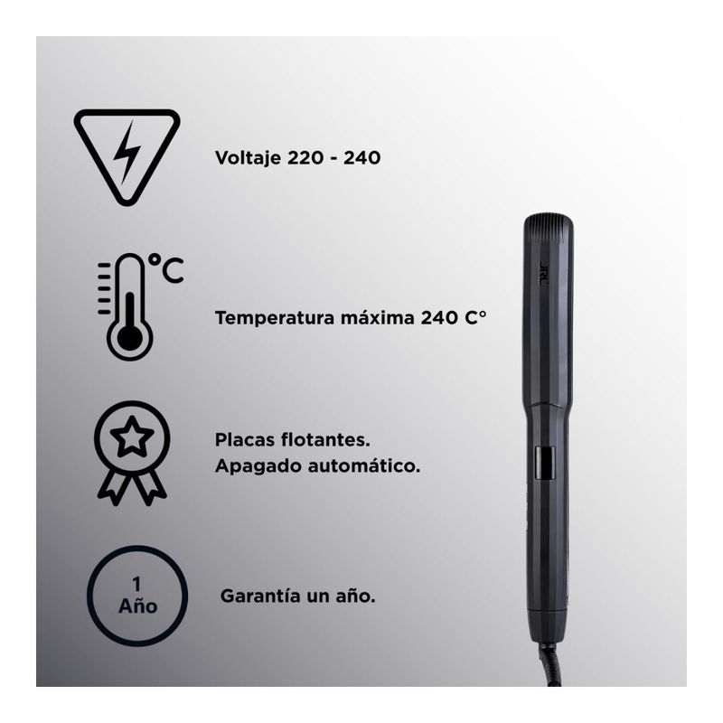 PLANCHA FORTEPRO Midnight S, Straight JRL Saphire
