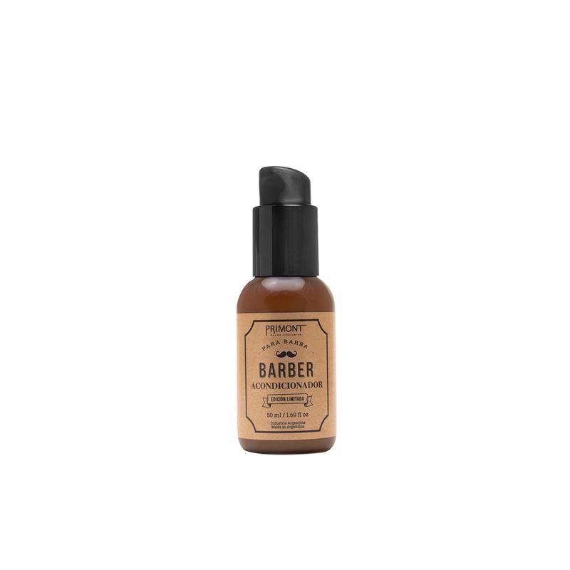 Kit Shampoo x250ml + Acondicionador Barba x50ml + Gel Para Afeitar x250ml Barber Primont