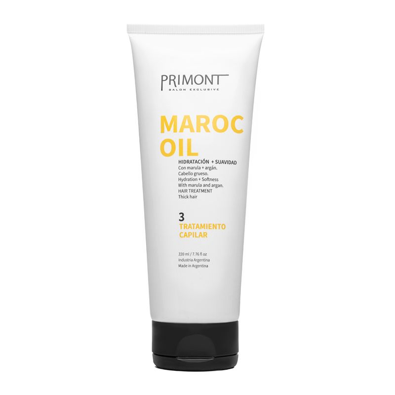 Kit Maroc Oil Completo Shampoo + Acondicionador + Tratamiento Primont