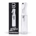 SPRAY BOTTLE BEVELED WHITE/CLEAR LEVEL 3