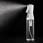 SPRAY BOTTLE BEVELED WHITE/CLEAR LEVEL 3