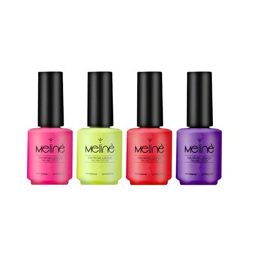 Combo 4 Esmaltes Semipermanentes Gel Uv/led Meliné
