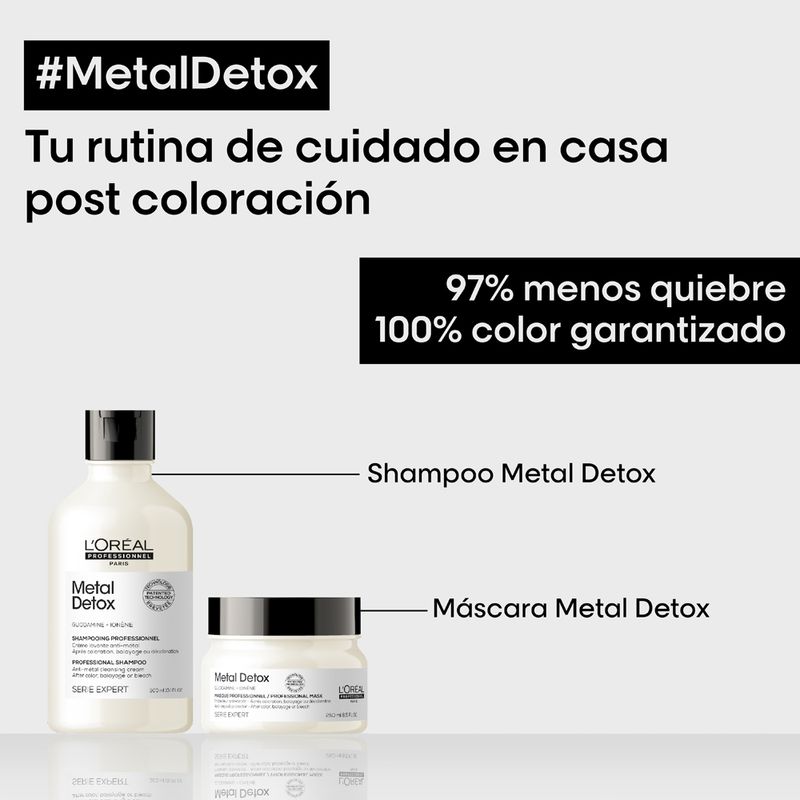 Kit Shampoo + Óleo Metal Detox Serie Expert L'Oréal Professionnel