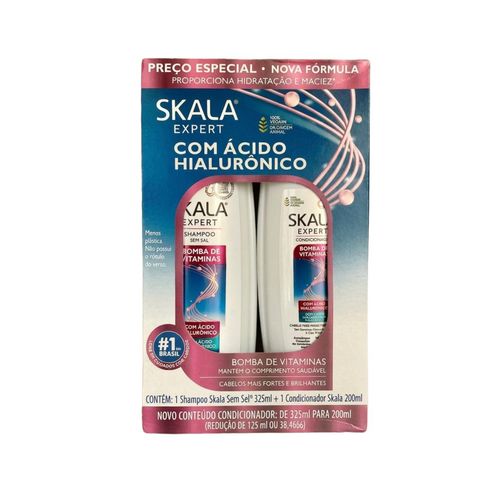 Kit Shampoo x325ml + Acondicionador x200ml Bomba De Vitaminas Skala