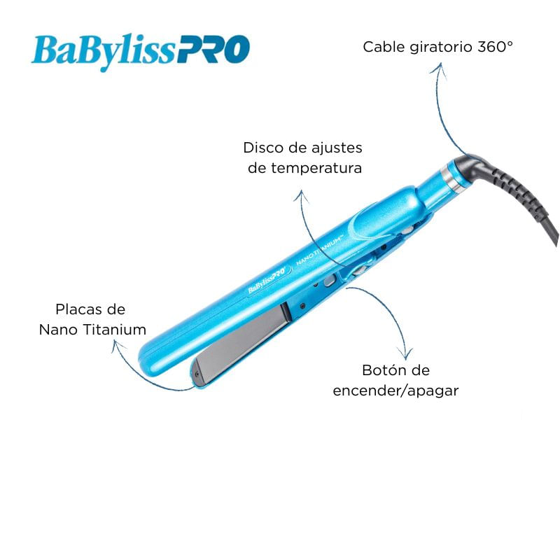 Plancha 9555 Nano Titanium + Sérum Full Defense | Babyliss & Lakmé