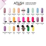 12 Esmaltes Semipermanentes x15ml Anush