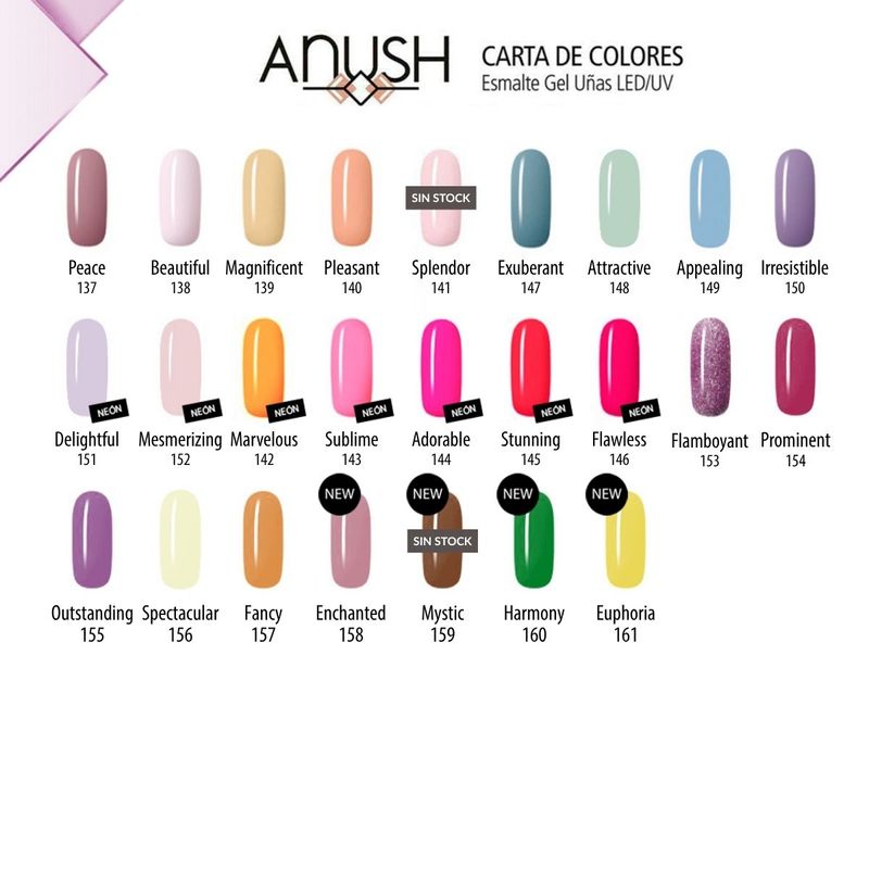 Combo 12x Esmaltes Semipermanentes Anush + Torno Perfect Drill Teknikpro