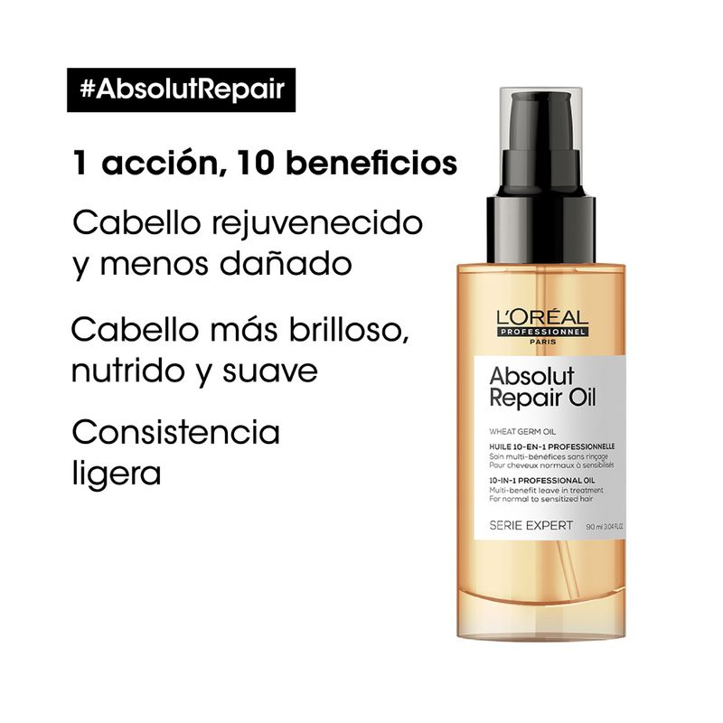 Kit Shampoo + Máscara Metal Detox + Spray Absolut Repair L'Oréal Professionnel