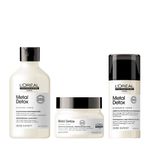 Kit Shampoo + Máscara + Crema de Peinar Metal Detox Serie Expert L'Oréal Professionnel