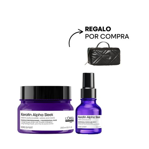 Kit Mascara + Sérum Keratin Alpha Sleek | Serie Expert | L'Oréal Professionnel