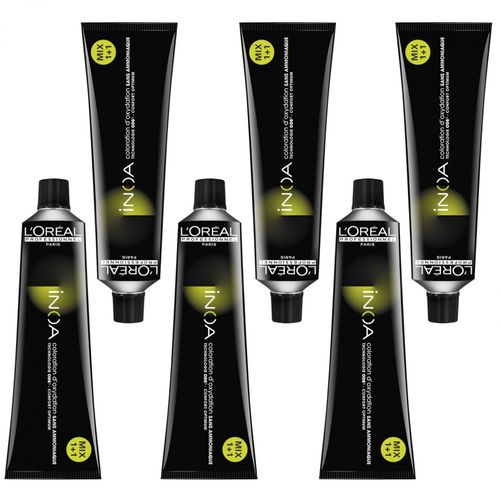 Kit Coloración: 6 Tinturas Inoa Loreal Professionnel sin Amoníaco