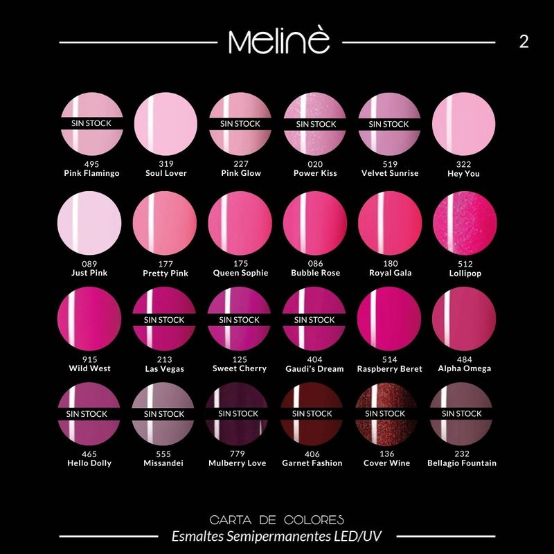 Combo Esmaltado Semipermanente Meliné Chico