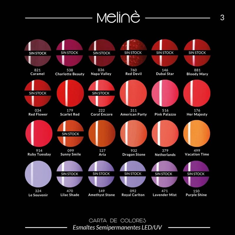 Combo Esmaltado Semipermanente Meliné Chico