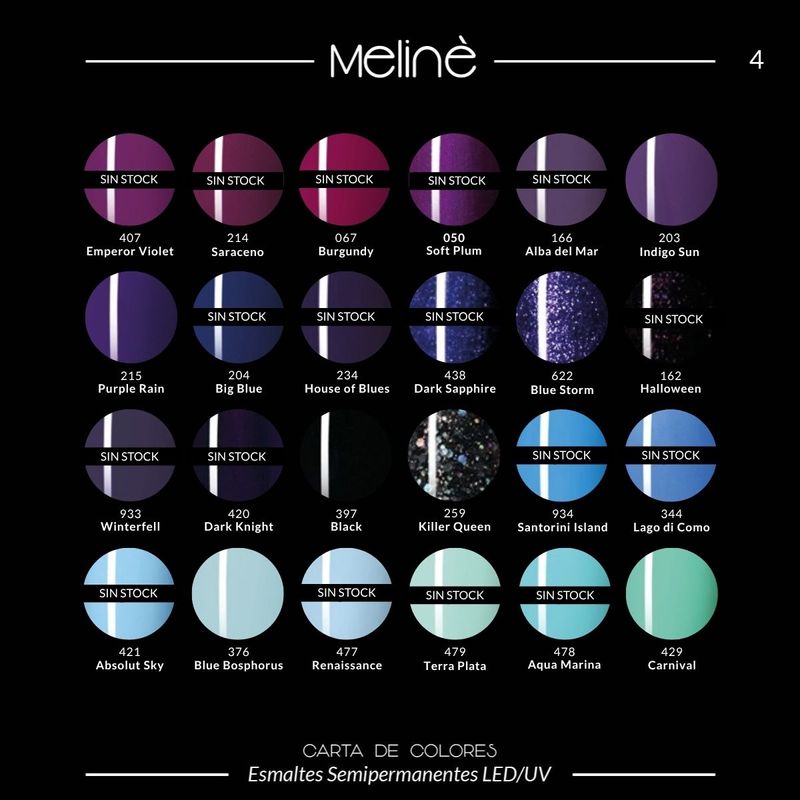 Combo Esmaltado Semipermanente Meliné Chico