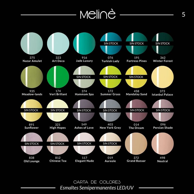 Combo Esmaltado Semipermanente Meliné Chico