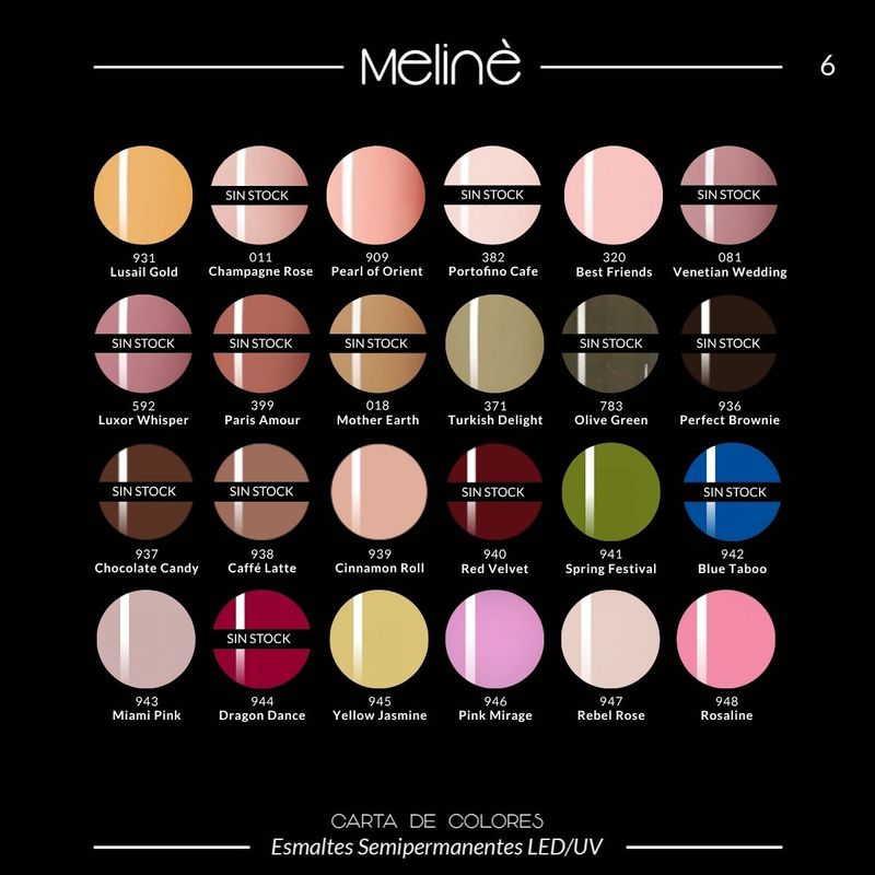 Combo Esmaltado Semipermanente Meliné Chico