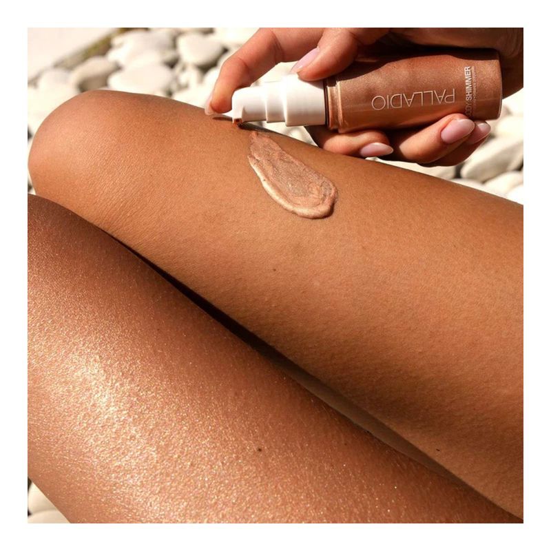 GEL ILUMINADOR BODY SHIMMER PALLADIO Golden Beach