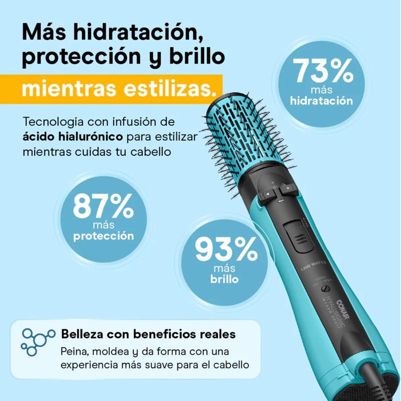 CEPILLO AIRE GIRATORIO HYALURONIC CONAIR