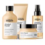 Kit Shampoo + Acondicionador + Máscara + Spray Absolut Repair L'Oréal Professionnel