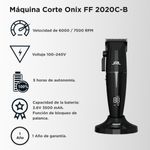 Combo Máquina De Corte Onyx + Trimmer Profesional Onyx JRL