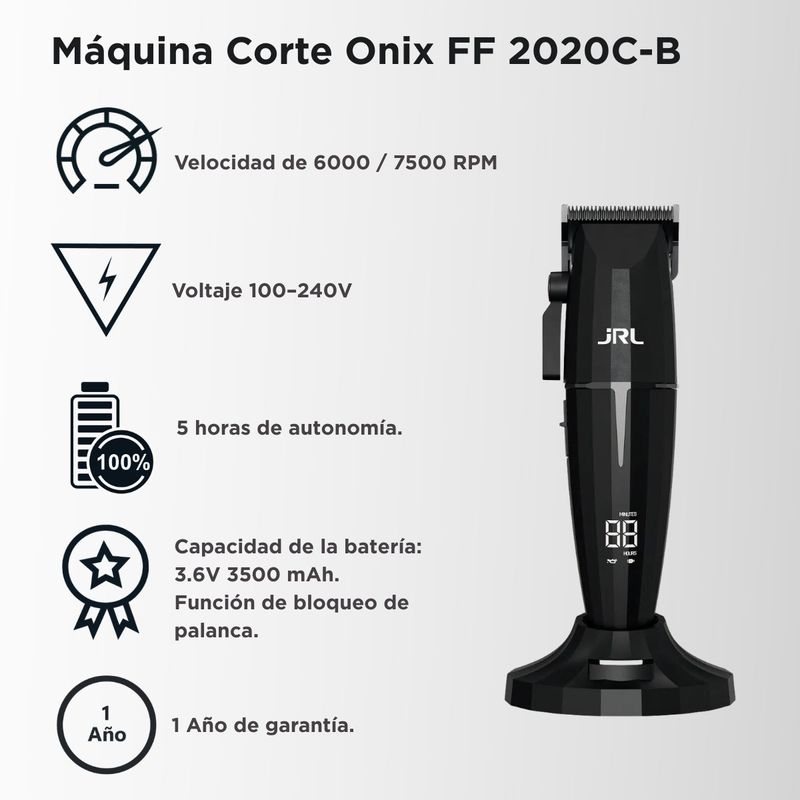 Combo Máquina De Corte Onyx + Trimmer Profesional Onyx JRL