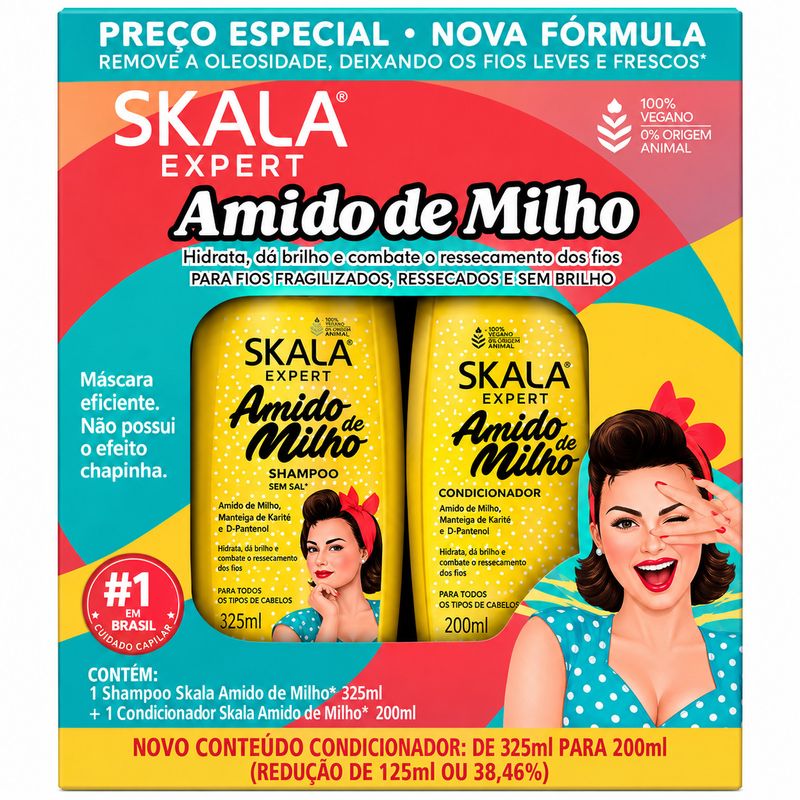 KIT SH+ENJ AMIDO DE MILHO SKALA